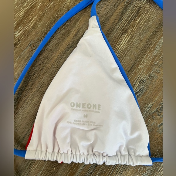 NWOT Red, White, and Blue Tie Bikini - Picture 5 of 6